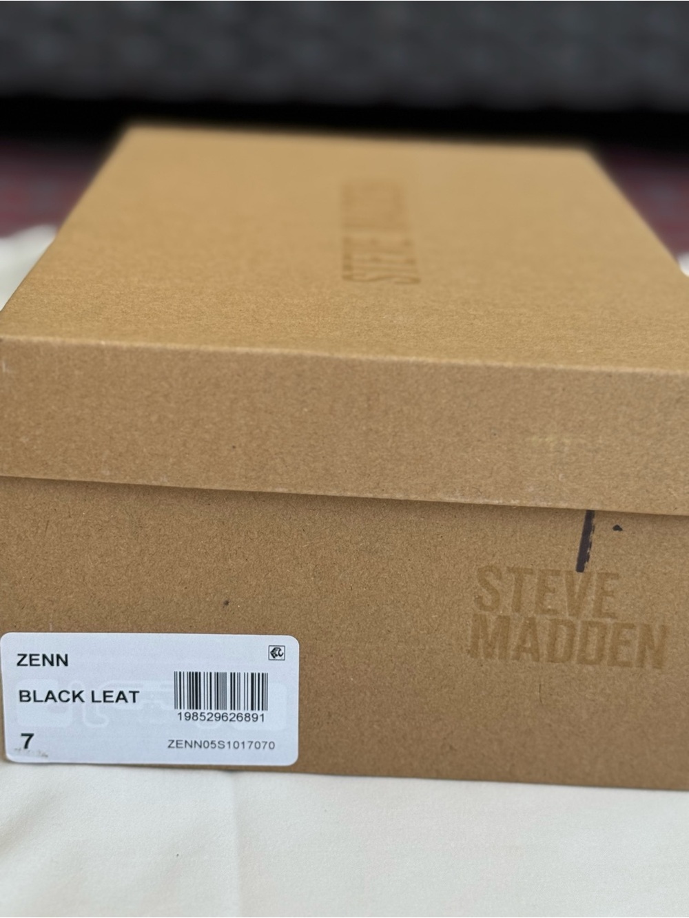 Steve Madden Black Minimal Strap Square-Toe Heels - Picture 6 of 6